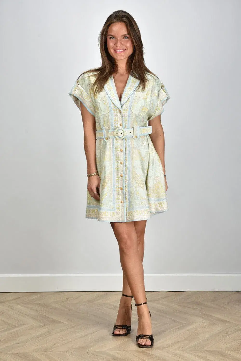 Zimmermann Acacia mini shirt dress size 4/ AUS 16 - Image 2