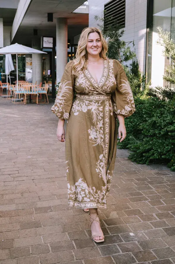 Zimmermann Anneke wrap midi dress size 4 / aus 16 - Image 1