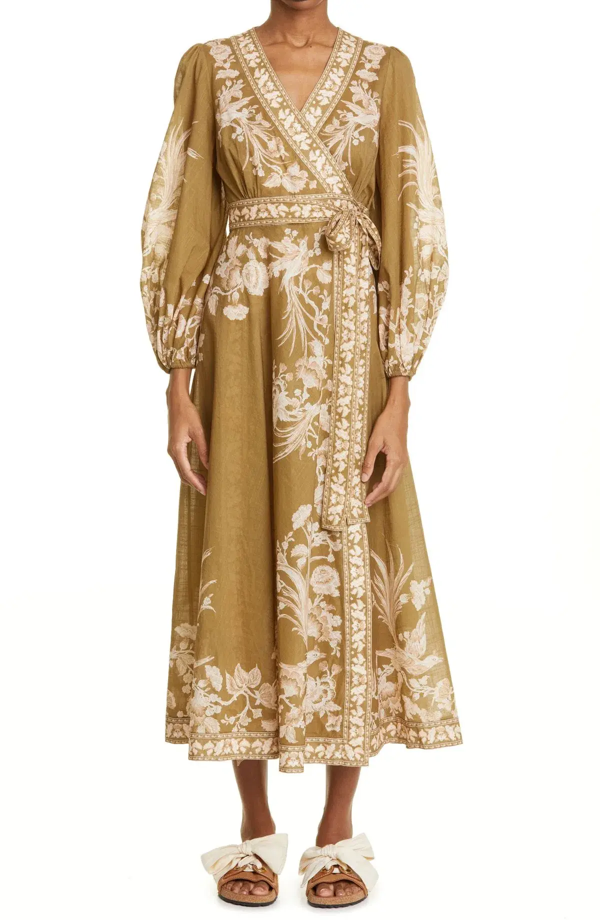 Zimmermann Anneke wrap midi dress size 4 / aus 16 - Image 3