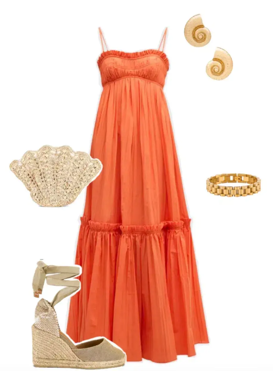 ACLER Dartnell Tiered Maxi Size 6 - Image 1