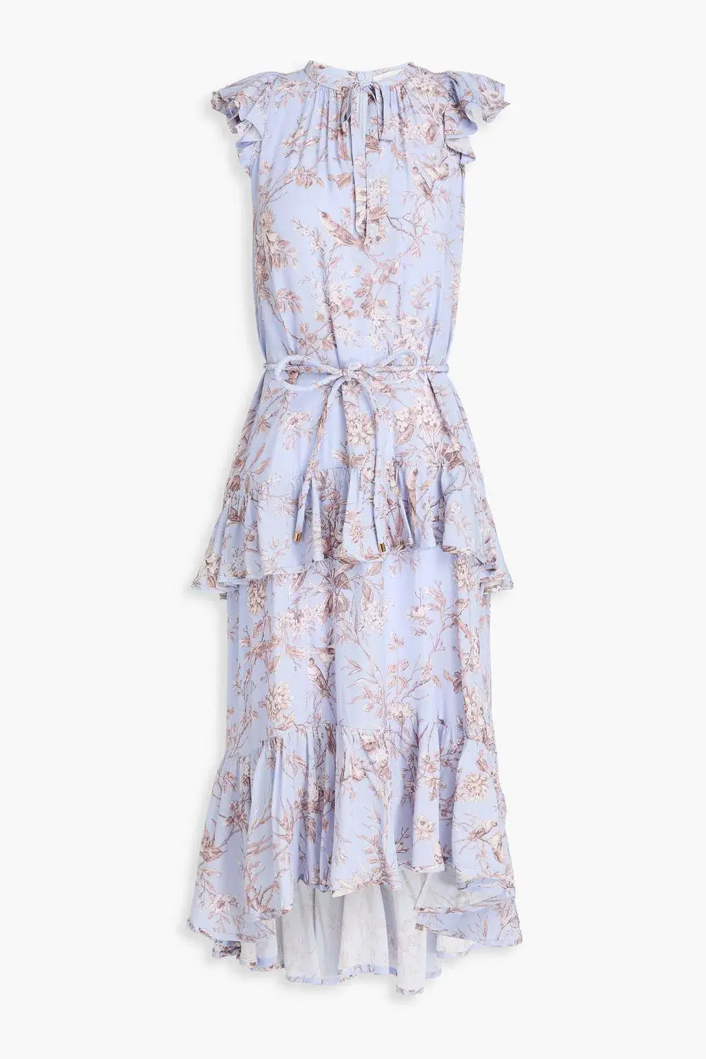 Zimmermann RUFFLED FLORAL PRINT CREPE MIDI size 0 / 8 - Image 4