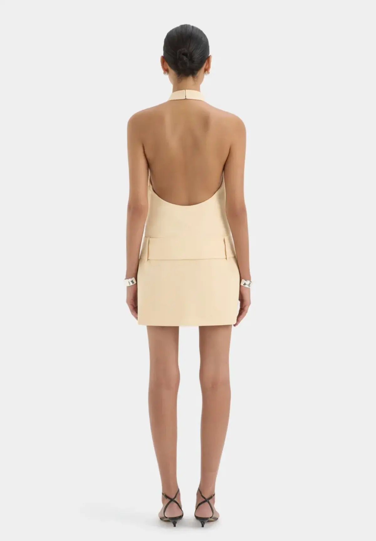 SABINA BELTED MINI DRESS BUTTER SIZE 1/8 - Image 2