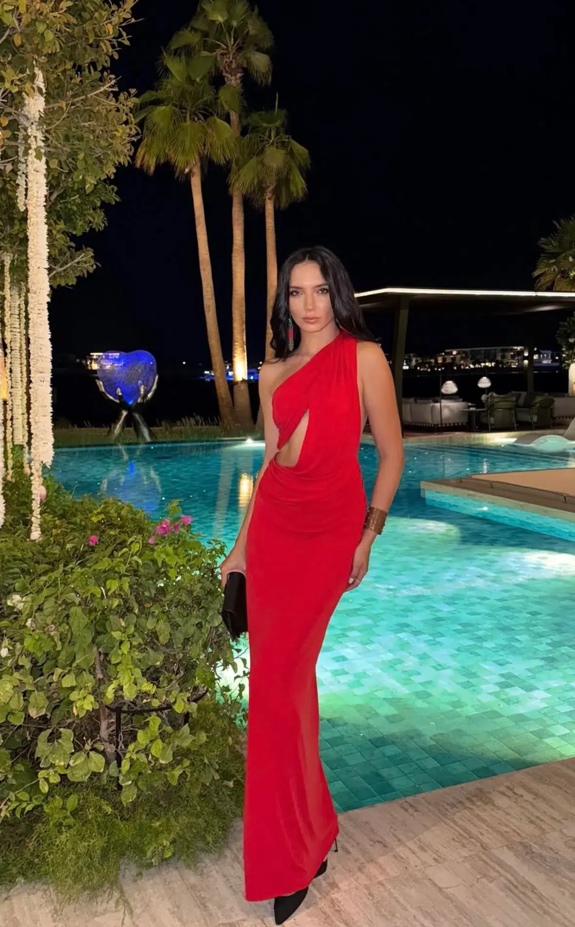 MISHA Collection The Solstice Cupro Dress in Cherry Red Size S / 8 AU - Image 7