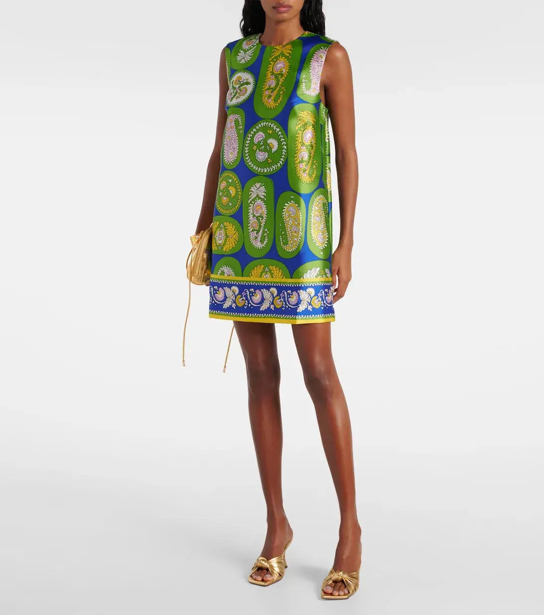 Alémais Gina Mini Dress Print Size 6 - Image 1