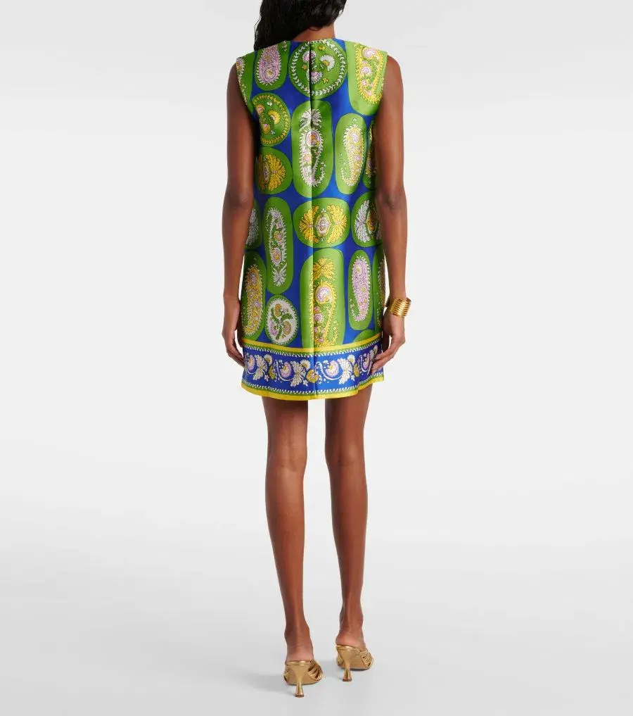 Alémais Gina Mini Dress Print Size 6 - Image 3