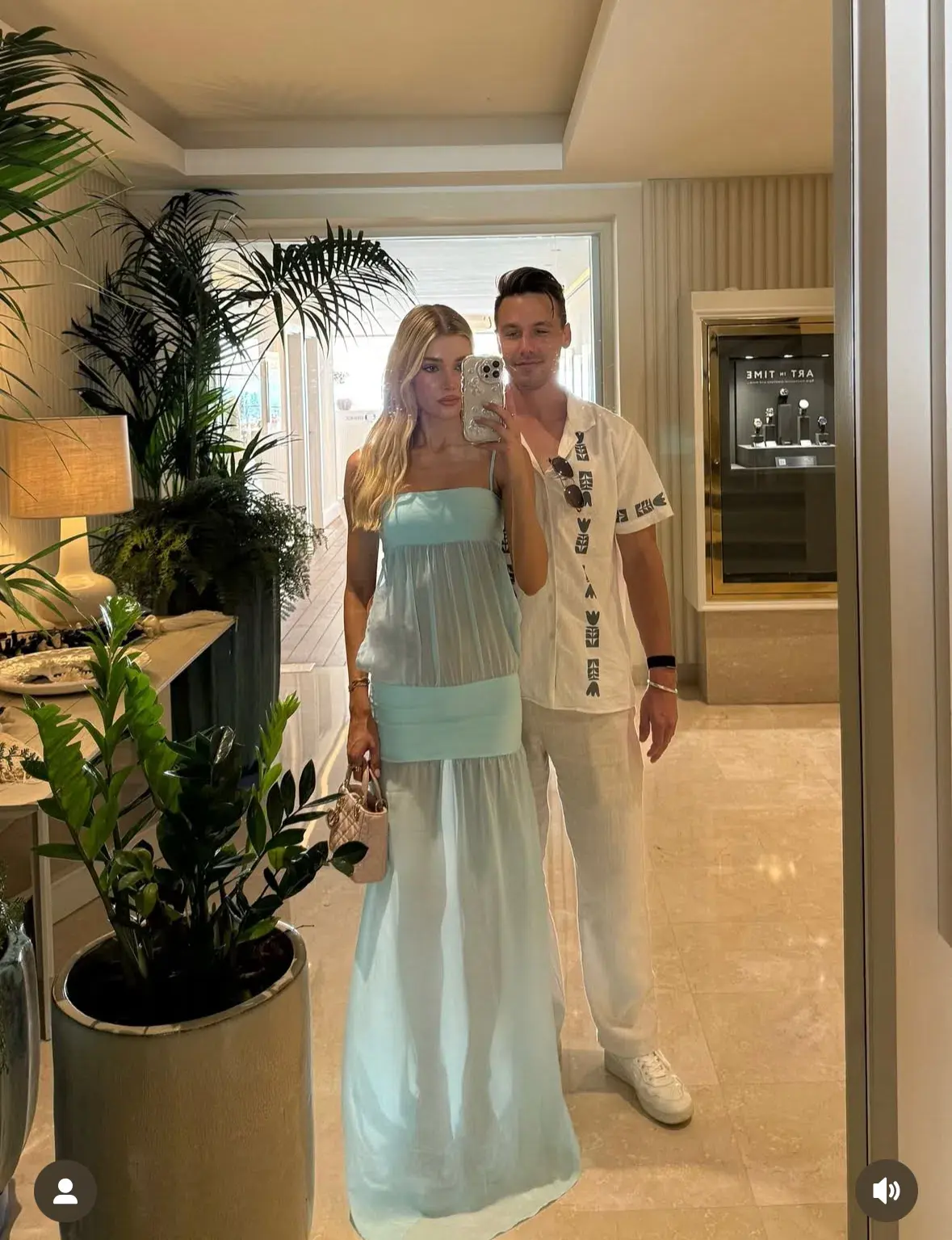 Ance Gria Romeo Gown in Aqua Blue size XS / 6 AU - Image 7