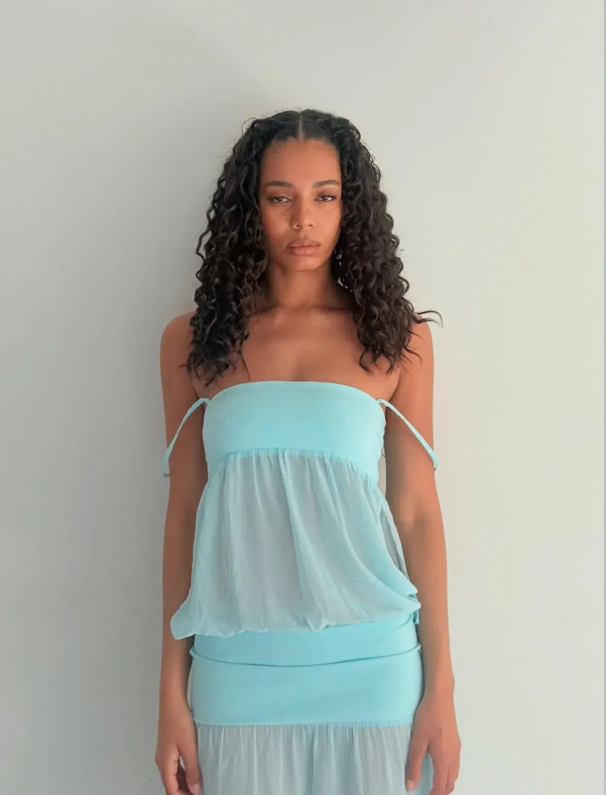 Ance Gria Romeo Gown in Aqua Blue size XS / 6 AU - Image 10