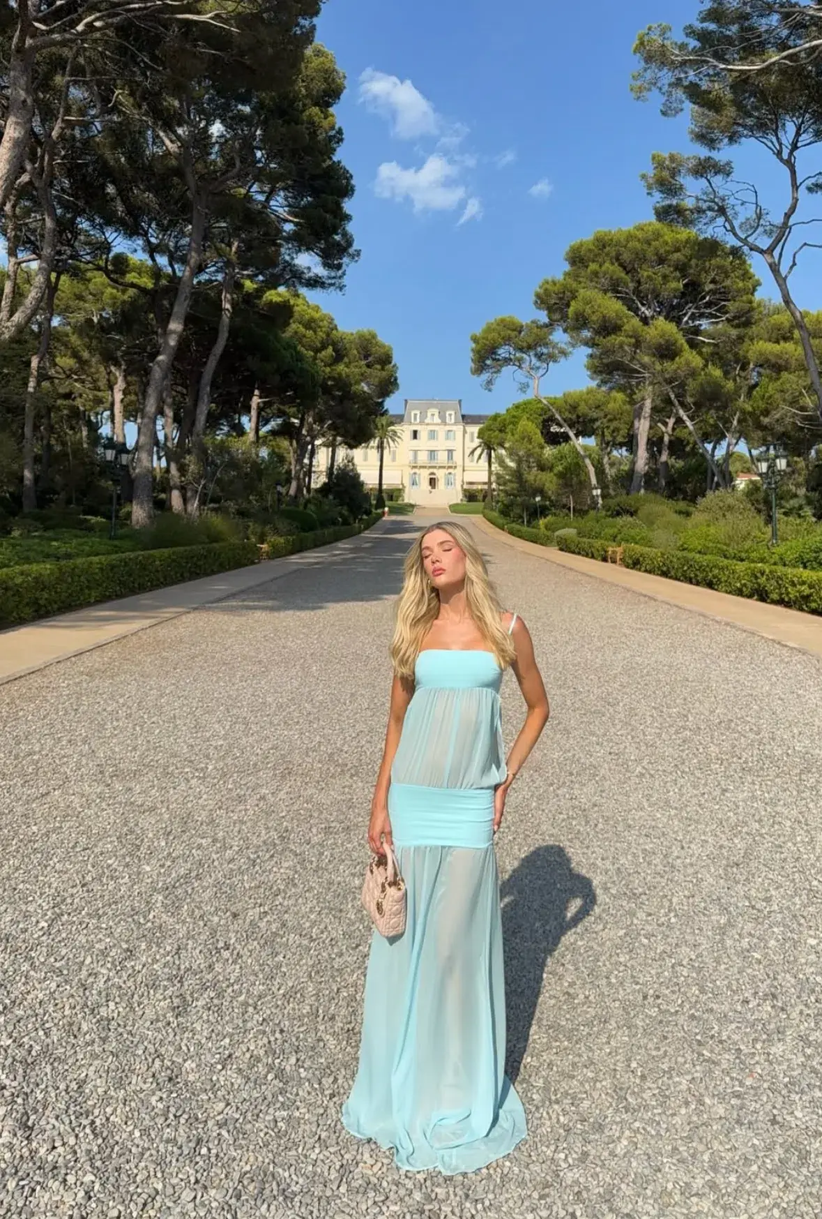 Ance Gria Romeo Gown in Aqua Blue size XS / 6 AU - Image 6