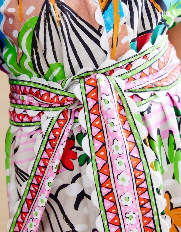 Binny Dress "The Gods Must Be Crazy Maxi Dress", Size 12 - Image 3