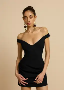 Arcina Ori Avery Mini Dress Black Size M / AU 10 for rent on The Volte - image 1