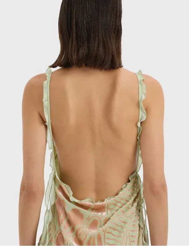 Sir Ventura Mini Dress in Daisy Stripe Size 1/8 - Image 2