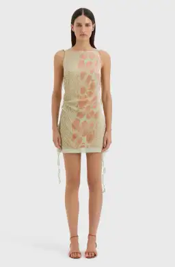 Sir Ventura Mini Dress in Daisy Stripe Size 2/10 for rent on The Volte - image 1