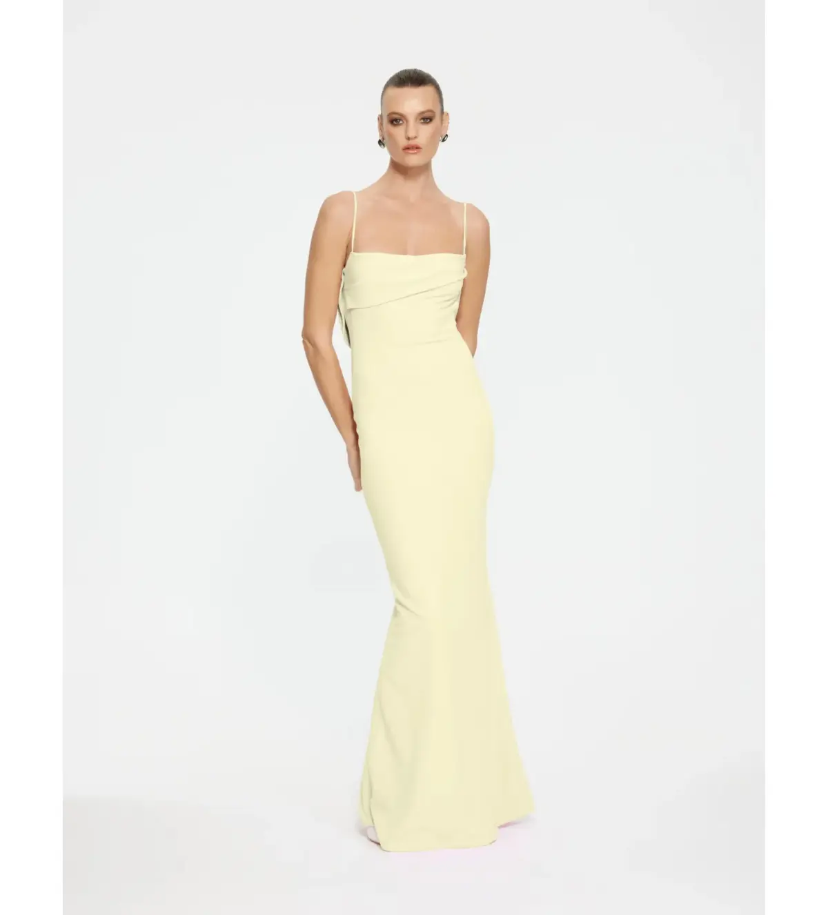Effie Kats Havilland Gown Lemon Size XS/AU 6 - Image 1