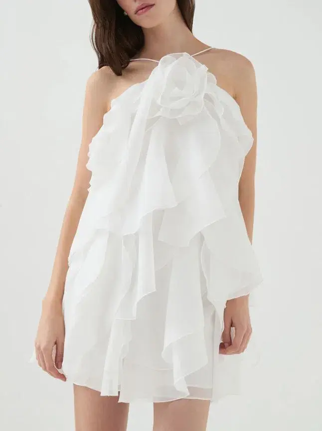 Aje Pandorea Layered Mini Dress Size 10 - Image 4