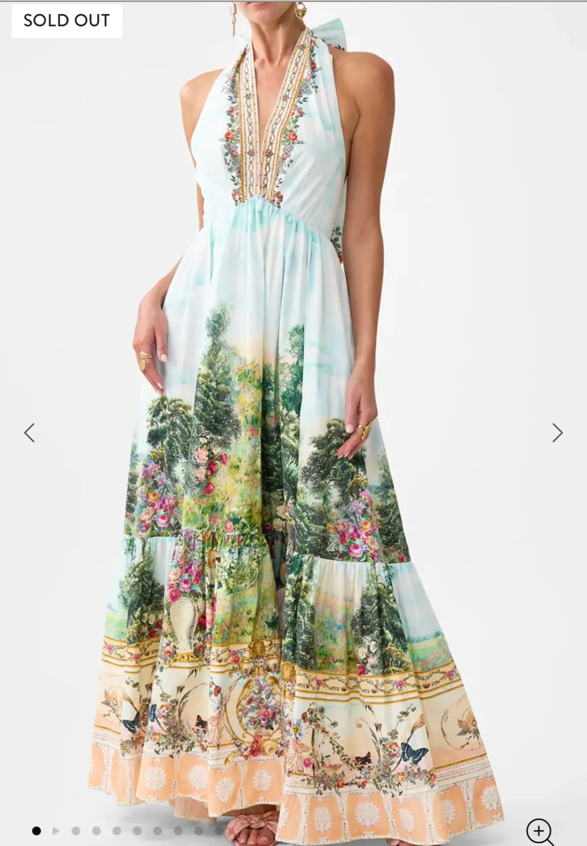 Camilla Ruffle Hem Halter Dress Arches Of Amor size 3XL - Image 1