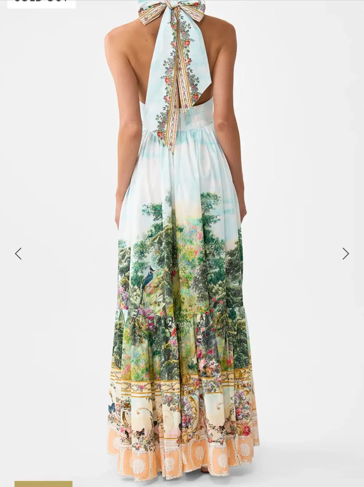 Camilla Ruffle Hem Halter Dress Arches Of Amor size 3XL - Image 2