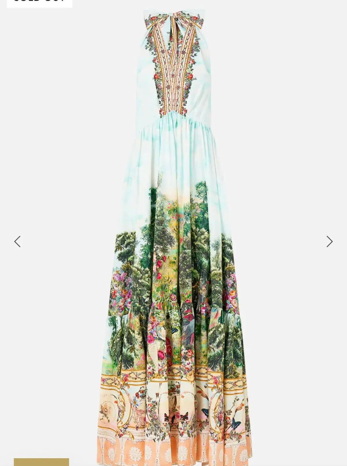 Camilla Ruffle Hem Halter Dress Arches Of Amor size 3XL - Image 3