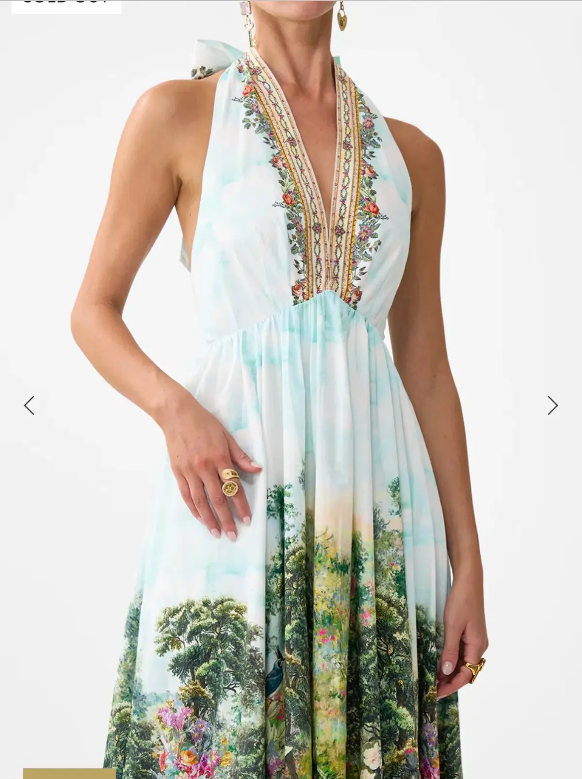 Camilla Ruffle Hem Halter Dress Arches Of Amor size 3XL - Image 5