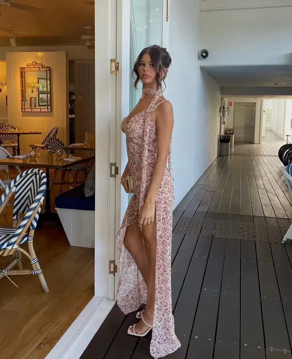 Arcina Ori Amelie Dress In Floral Pink Size 10/ M - Image 6