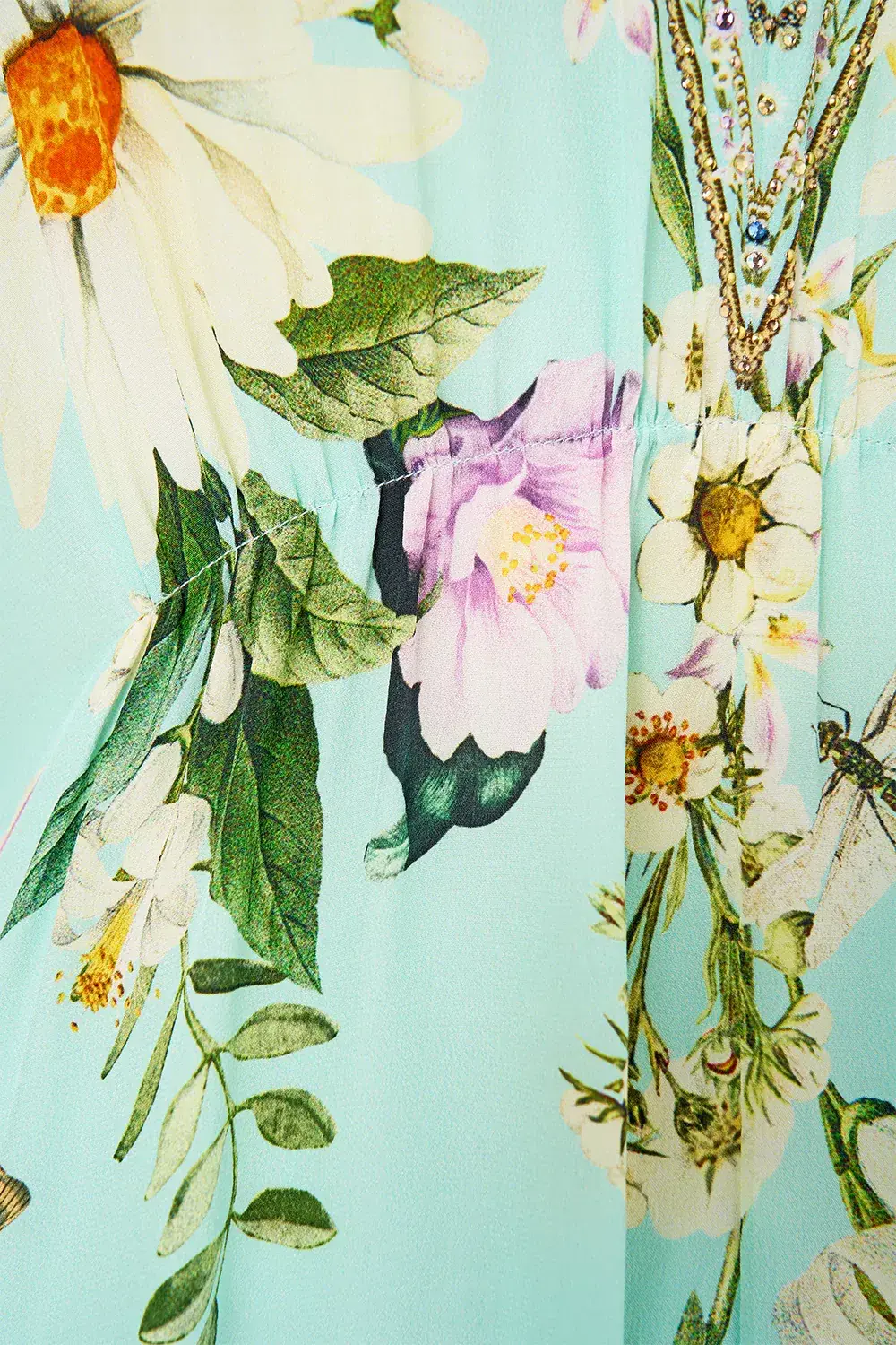 Camilla Gathered Waist Kaftan Floral Freefall size OS - Image 7