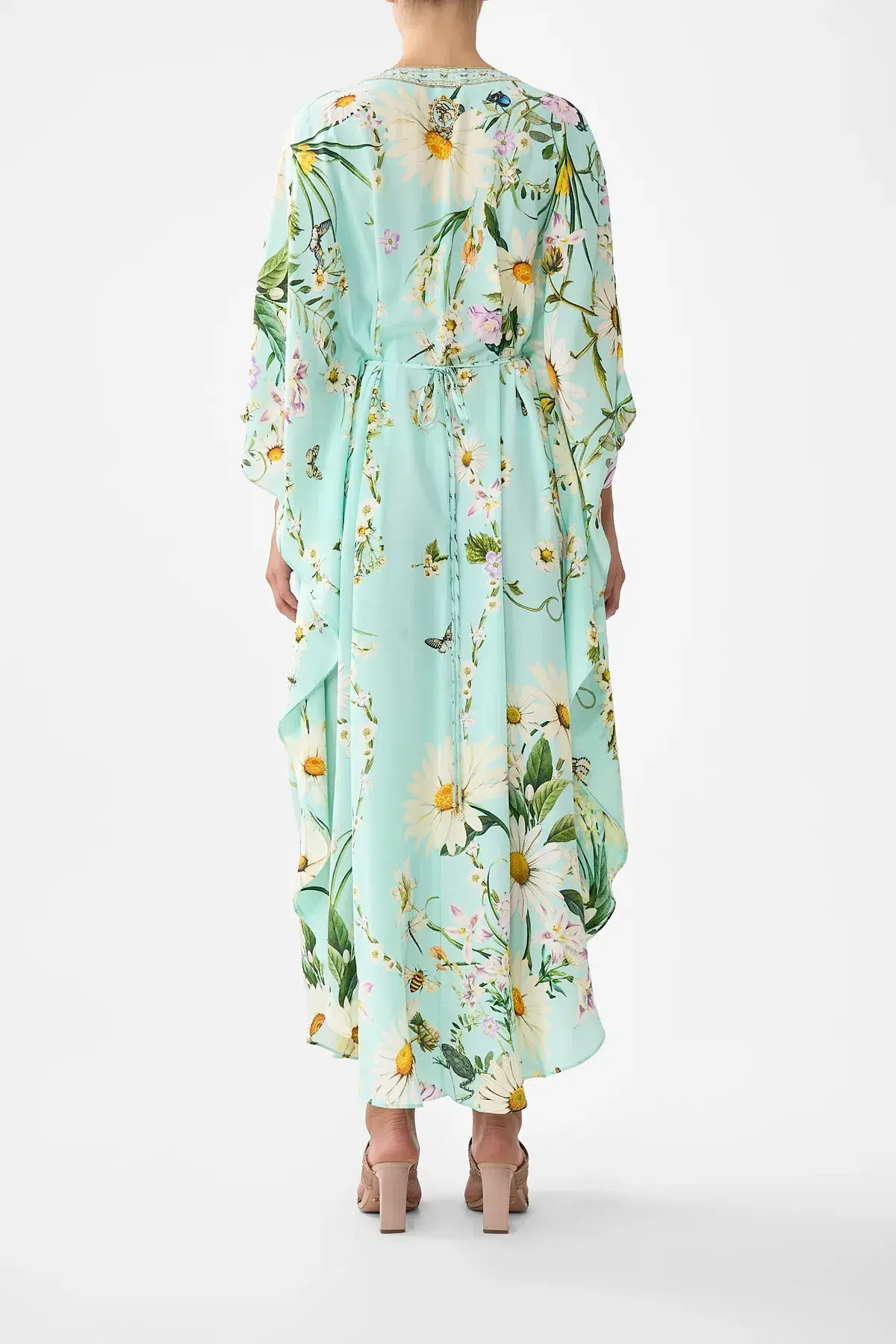 Camilla Gathered Waist Kaftan Floral Freefall size OS - Image 2