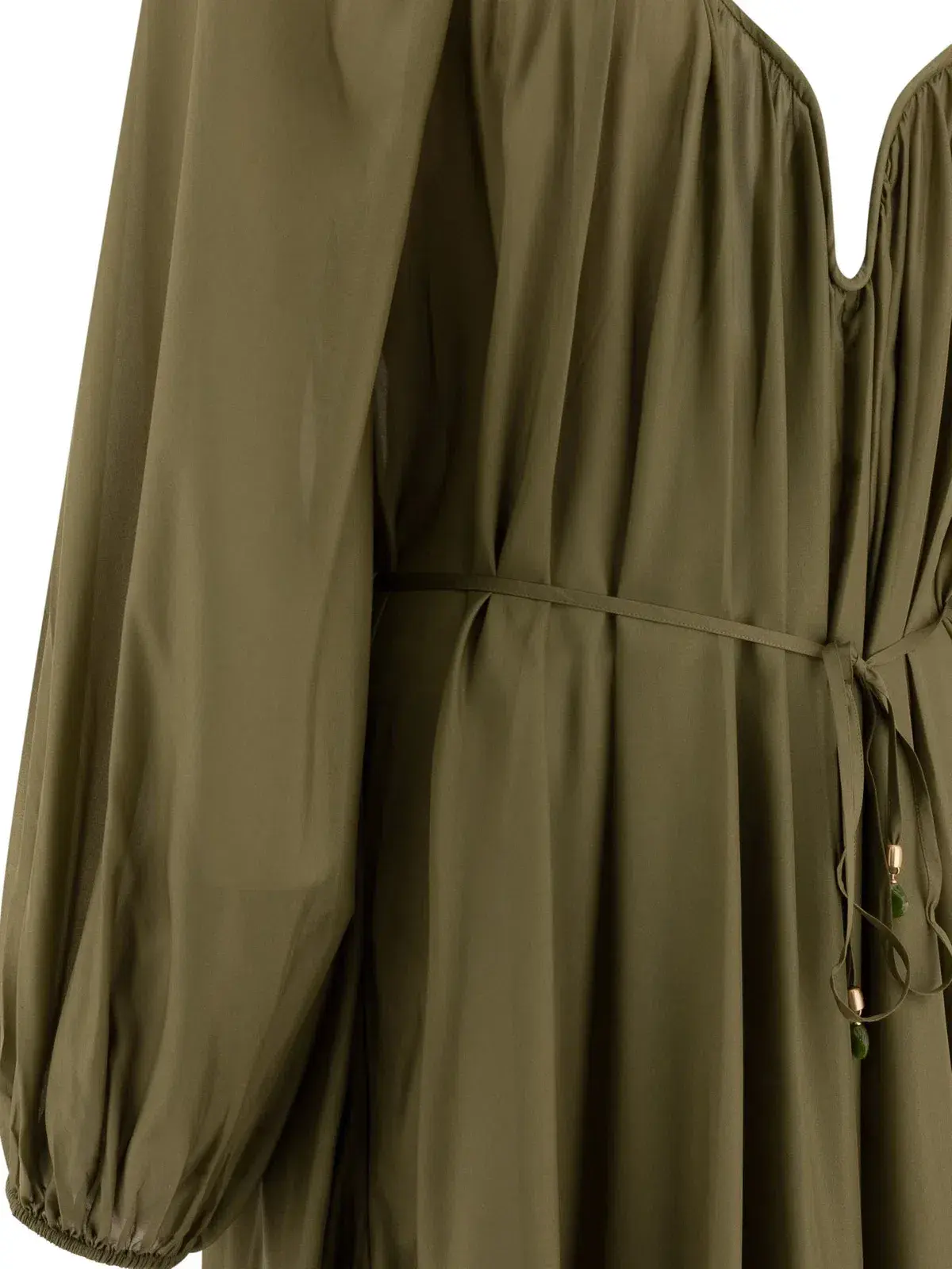 Zimmermann ACACIA MAXI DRESS khaki size 4 - Image 4