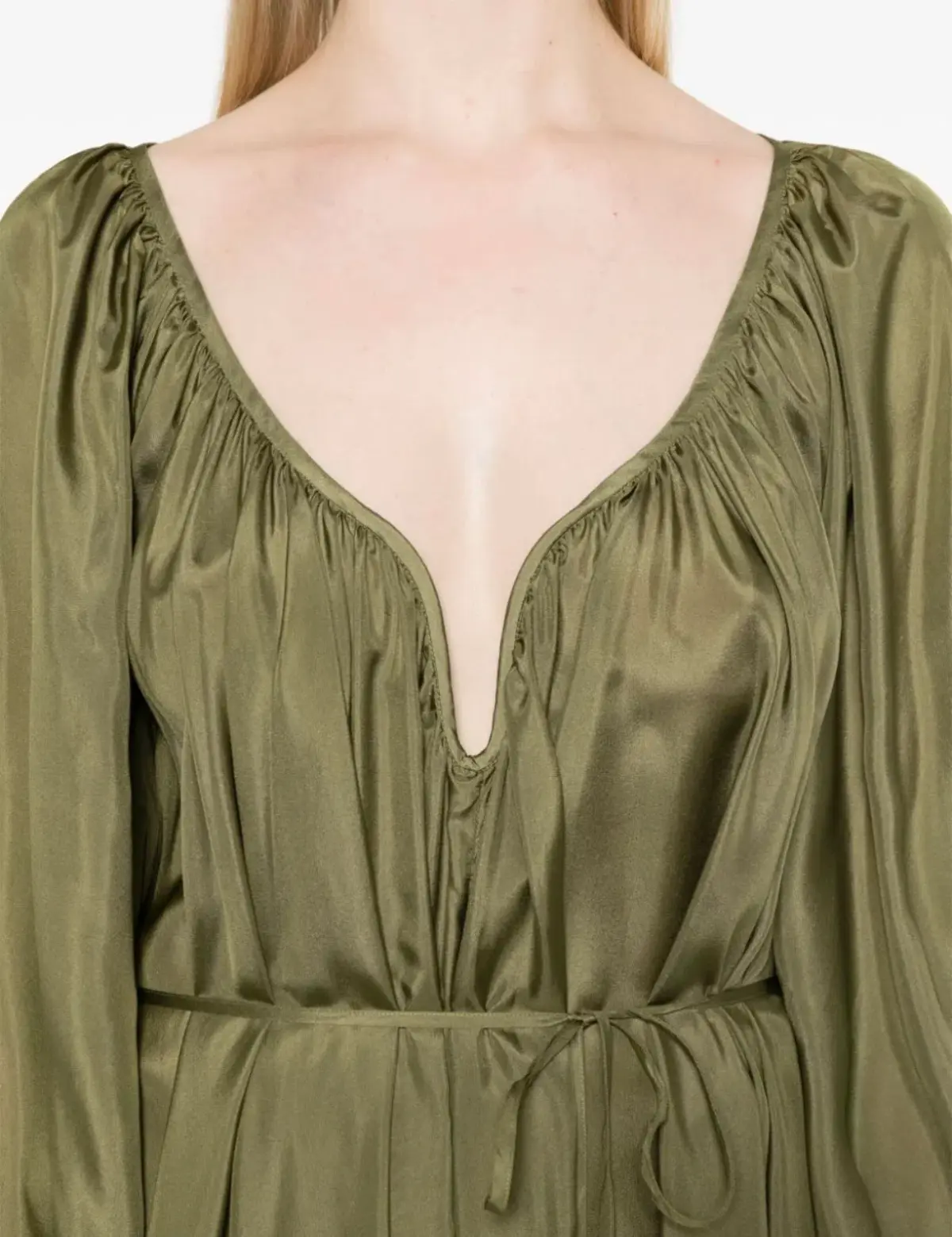 Zimmermann ACACIA MAXI DRESS khaki size 4 - Image 7