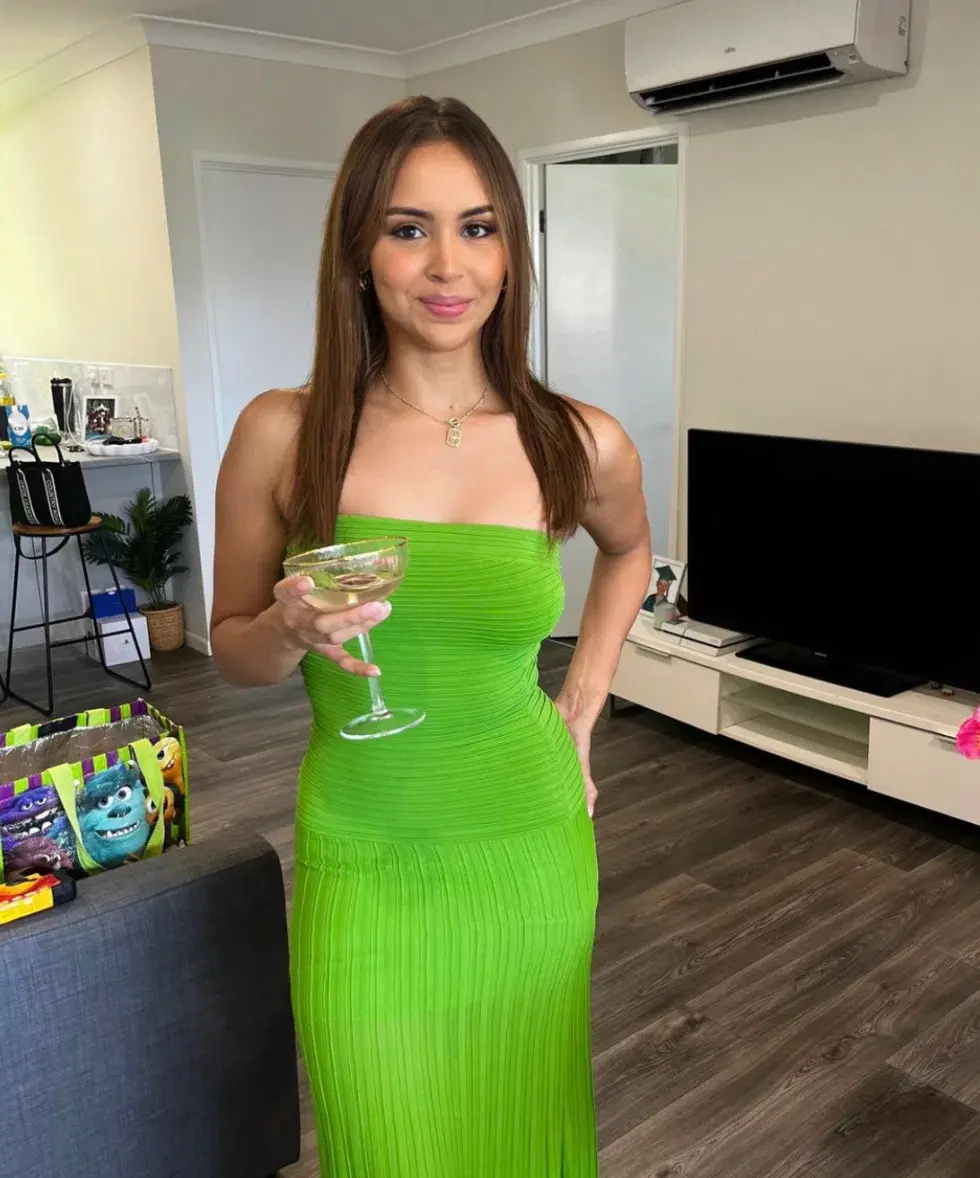 Bandeau Pleated Maxi Size 8 - Image 2