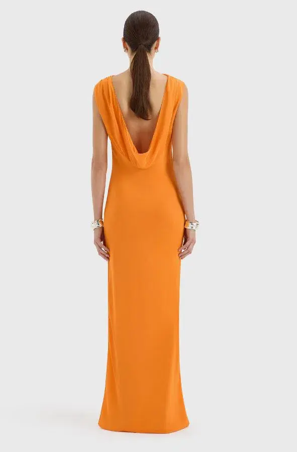 Sir Isla Cowl Back Gown Size 8 for rent on The Volte - main image