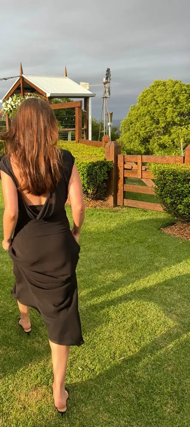 Bec + Bridge Jehnaya Asym Maxi Dress Size 6 for rent on The Volte - main image