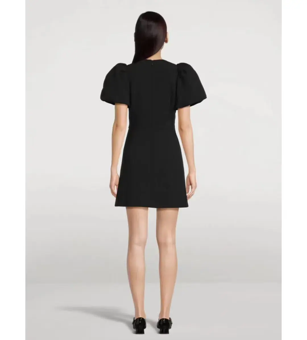 Rebecca Vallance Yvonne Bow Mini Dress Black Size 10 for rent on The Volte - main image