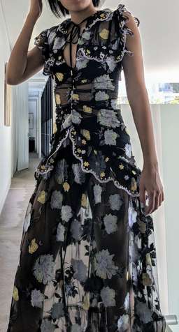 Alice McCall Floating Delicately Dress in Black size 4