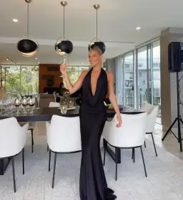 Donyale Gown ALTERED LENGTH Size S for rent on The Volte - image 1