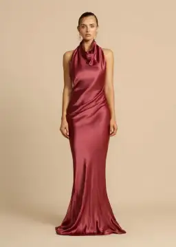 ARCINA ORI GAIA DRESS PLUM SIZE 8 (S) for rent on The Volte - image 4