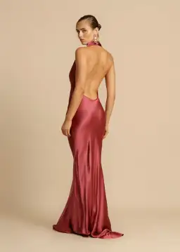 ARCINA ORI GAIA DRESS PLUM SIZE 8 (S) for rent on The Volte - image 3