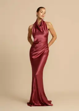 ARCINA ORI GAIA DRESS PLUM SIZE 8 (S) for rent on The Volte - image 2