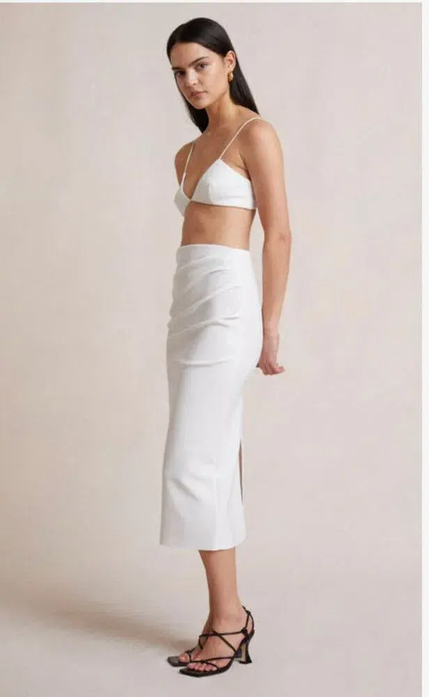 Bec & Bridge NOA MIDI SKIRT & BRALETTE IVORY 10 - Image 1
