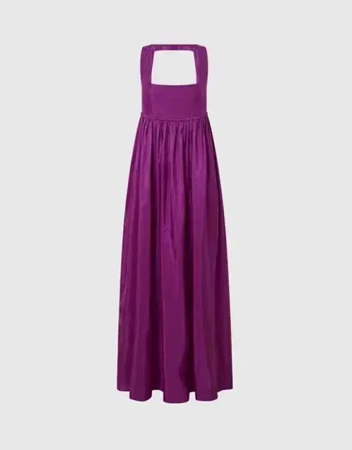 Oroton Strappy Sundress Magenta Size 6 - Image 5