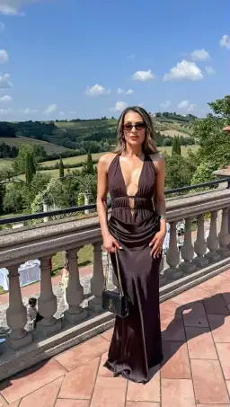 Misha THE 'CELINE' SATIN DRESS for rent on The Volte - image 8