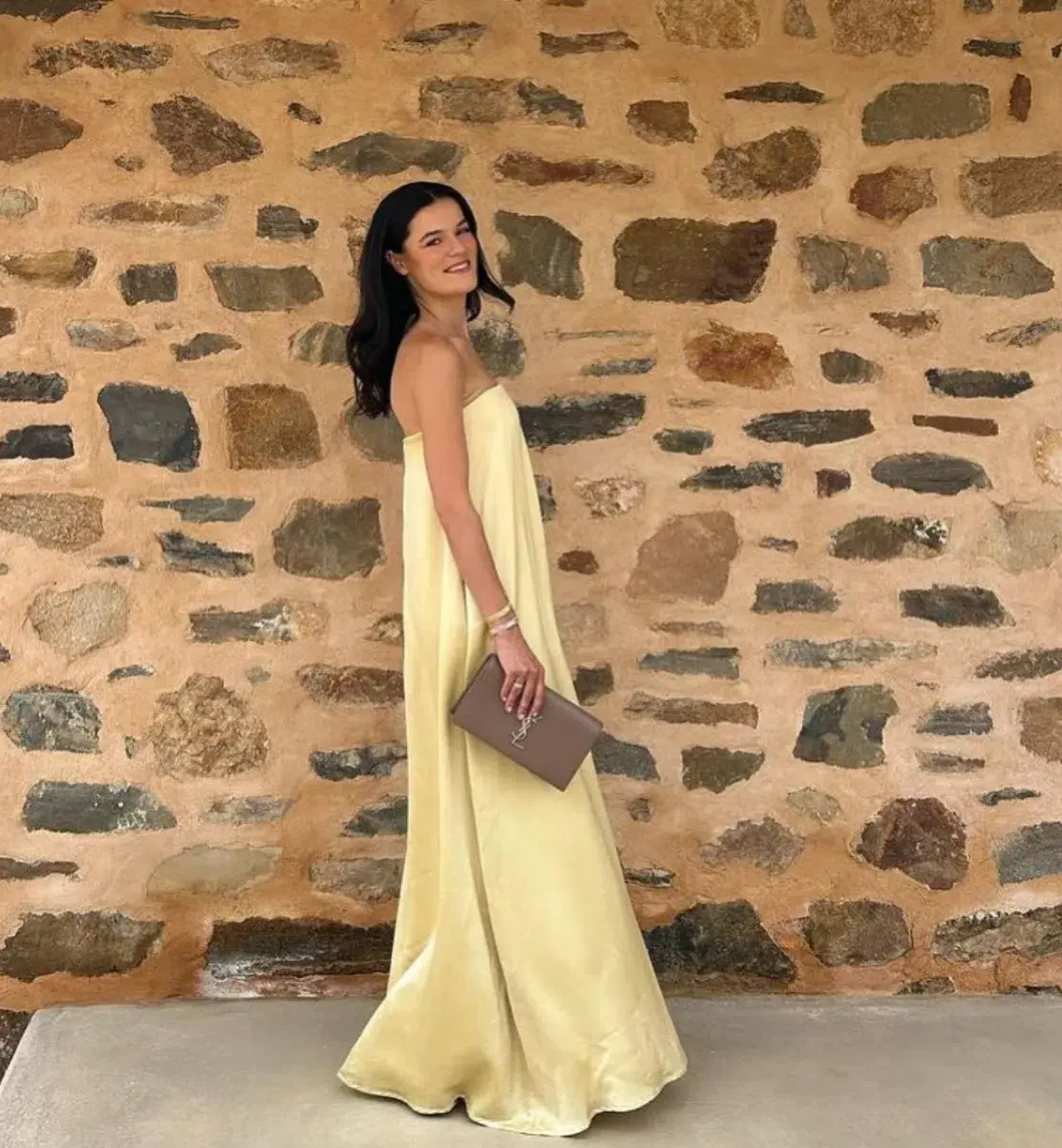 Delfina Gown Yellow size 10 - Image 4