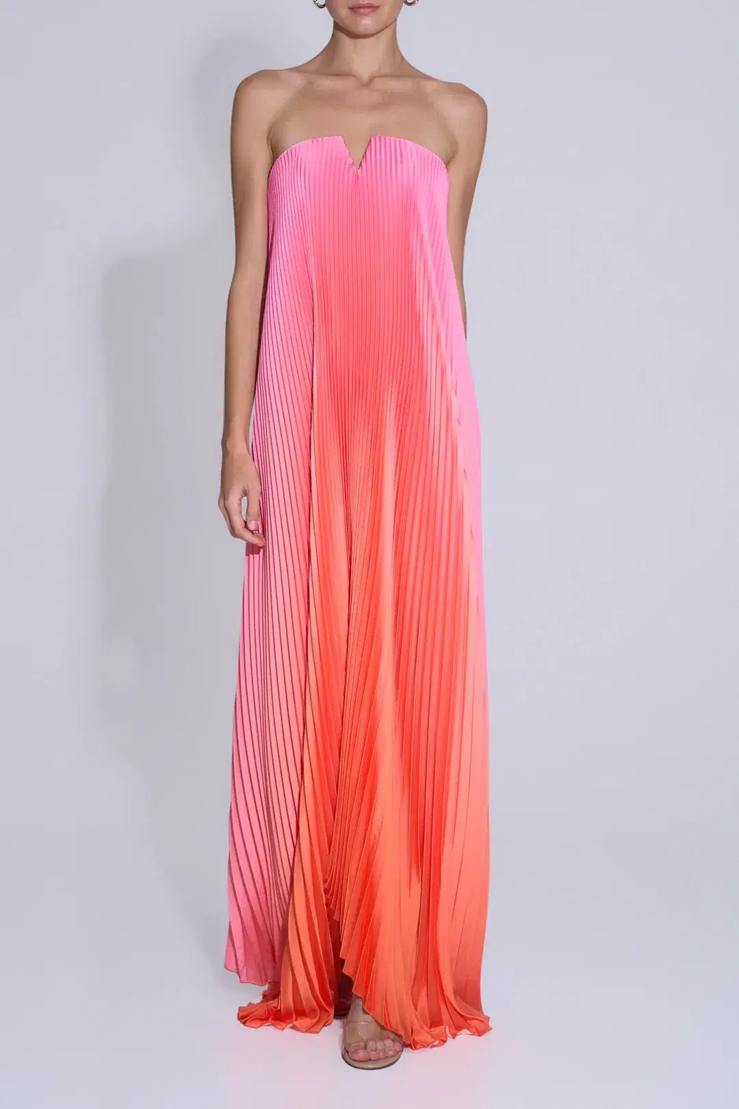 Lidee Woman Black Tie Gown / Sunset Ombre / Size 10 - Image 4