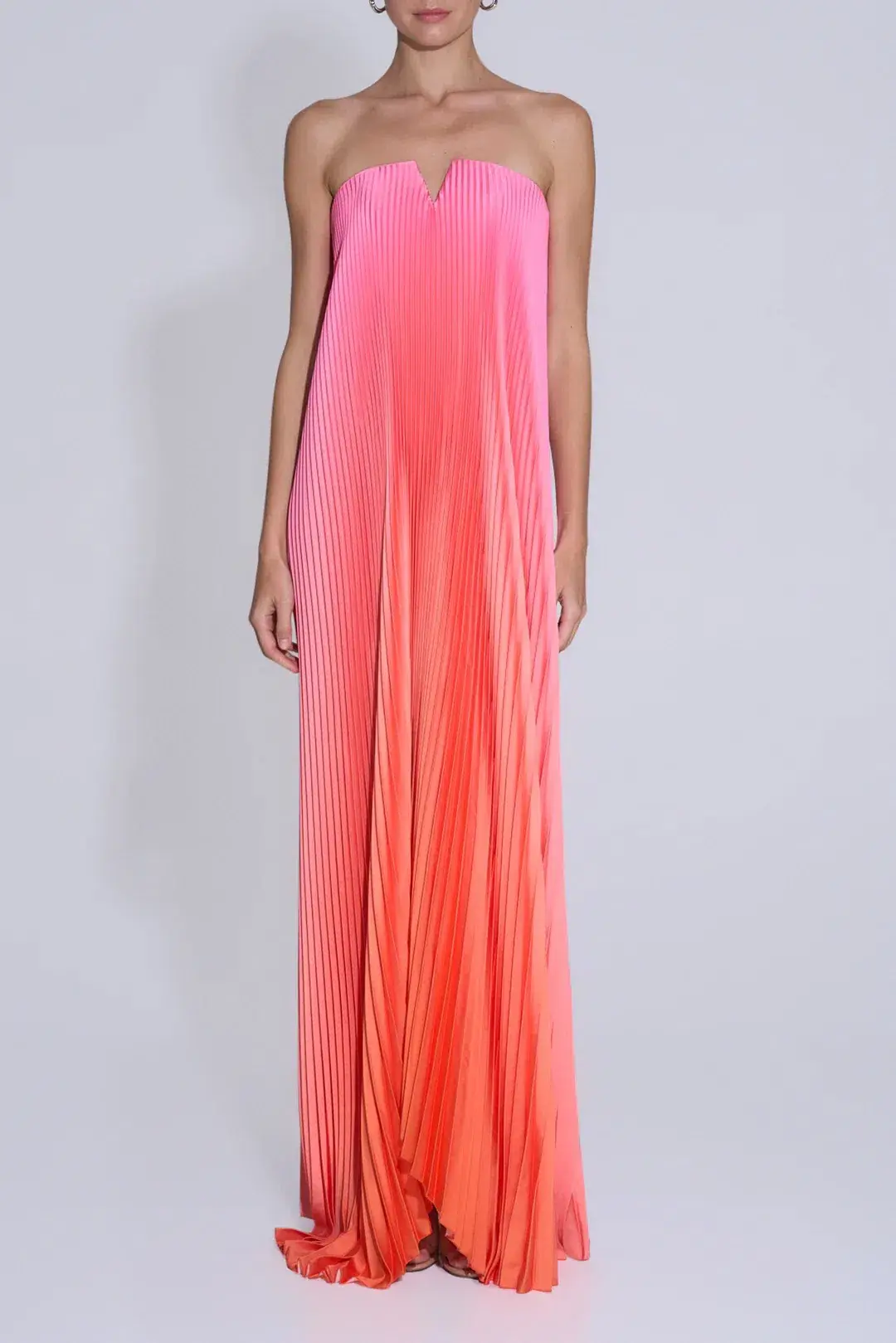 Lidee Woman Black Tie Gown / Sunset Ombre / Size 10 - Image 1