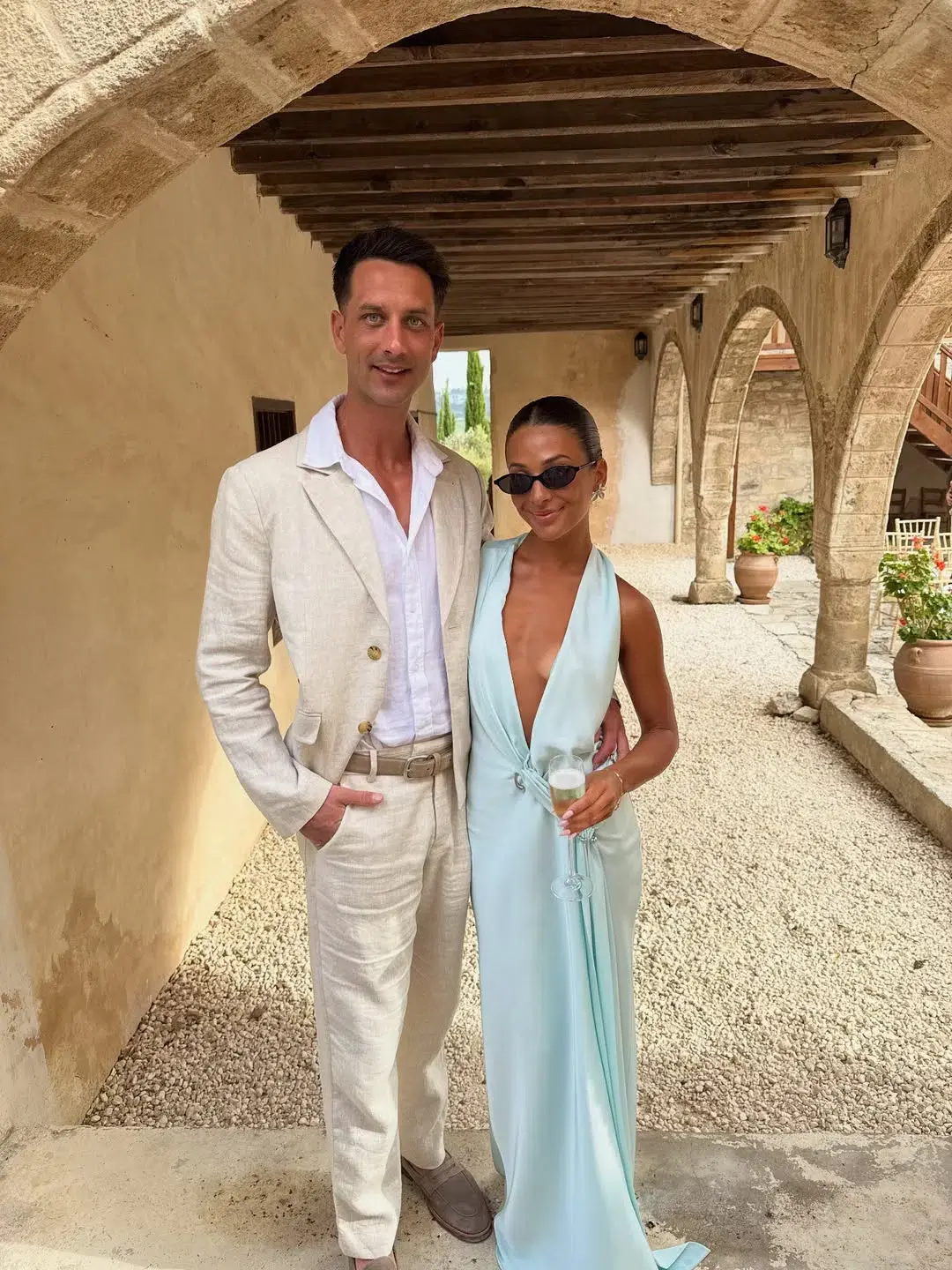 Misha Collection The Harlow Satin Maxi Dress in Ice Blue Size Medium / 10 AU - Image 11