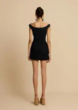 Arcina Ori Avery Mini Dress Black Size L / AU 12 for rent on The Volte - image 3