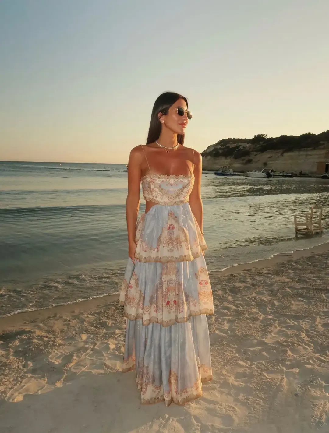 Zimmermann Daylight Tiered Maxi Dress s1 for rent on The Volte - main image
