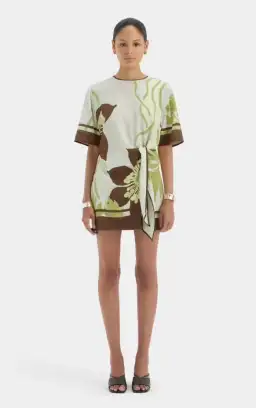 Sir Amaia Mini Dress in Floral Vine Size 10 for rent on The Volte - image 1