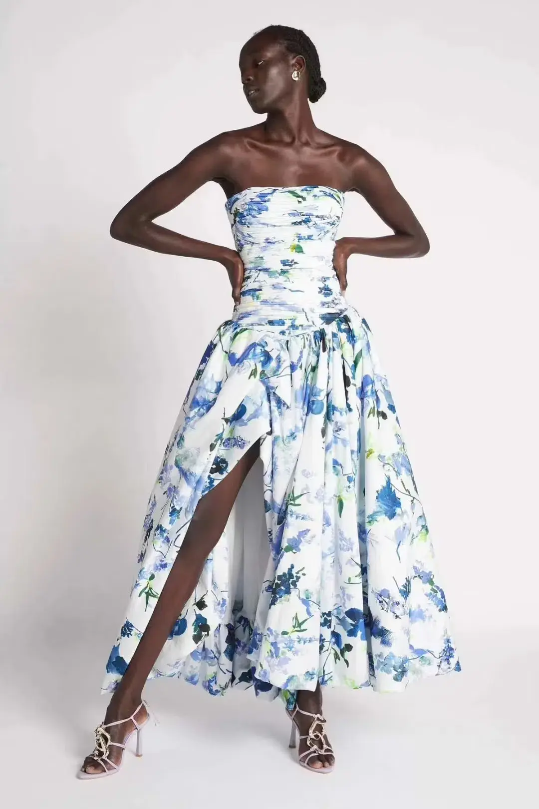 Aje Violette Bubble Hem Dress for rent on The Volte - main image