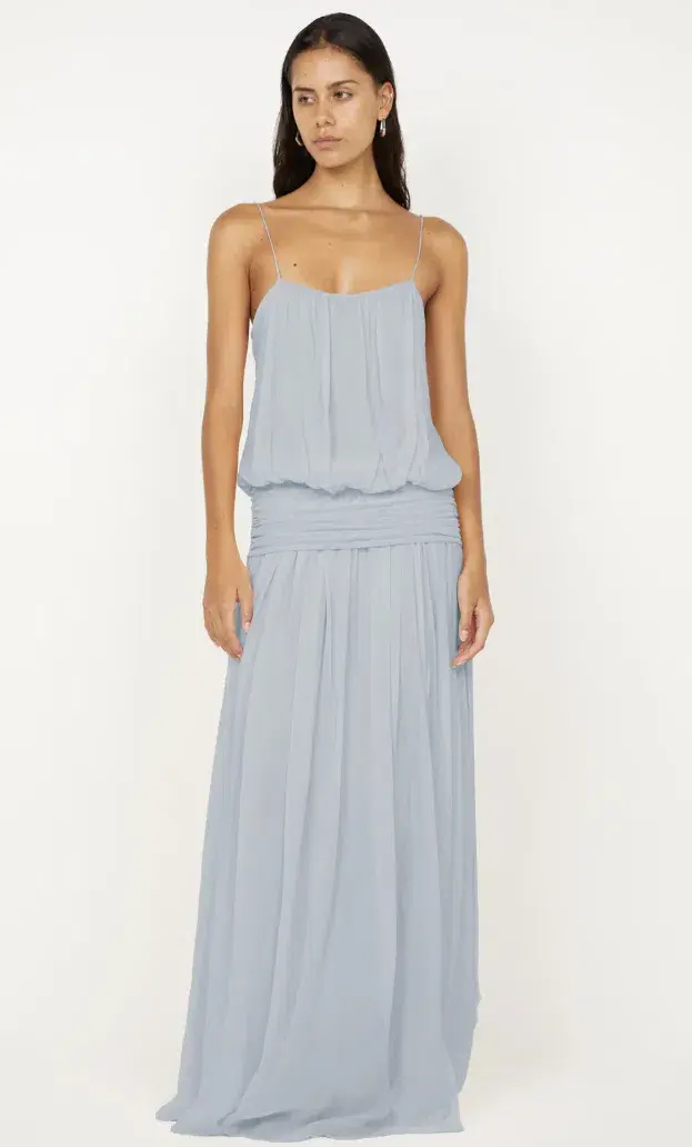 Bec & Bridge Camile Blouson Dress Cloud Blue - 10 for rent on The Volte - main image