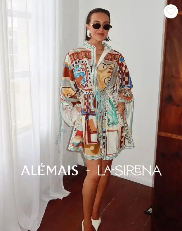 Alemais La Sirena Exclusive Michelle Mini Dress size 16 - Image 1