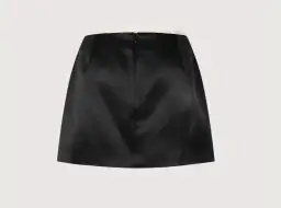 Courtney Zheng Irena Wool Silk Duchesse Mini Skirt for rent on The Volte - image 6